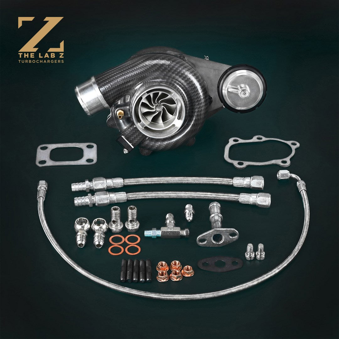 LAB Z Turbo Ball Bearing ST60 T25 5-Bolt 0.57 A/R Reverse Internal ...