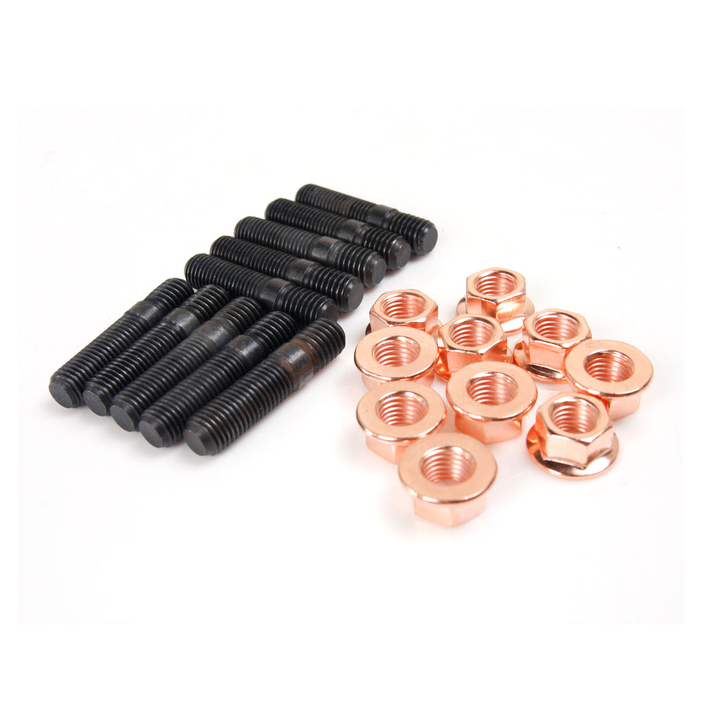M10x1.25 M10x1.5 Stud 45mm & Nut For IHI RHF5H RHF55 RHF5HB VF22 VF30 VF34 Turbo / 10 Sets