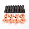 M10x1.25 Stud 43mm & Nut For Toyota 1HD 1JZ 2JZ CT20 CT26 Turbo / 8 Sets