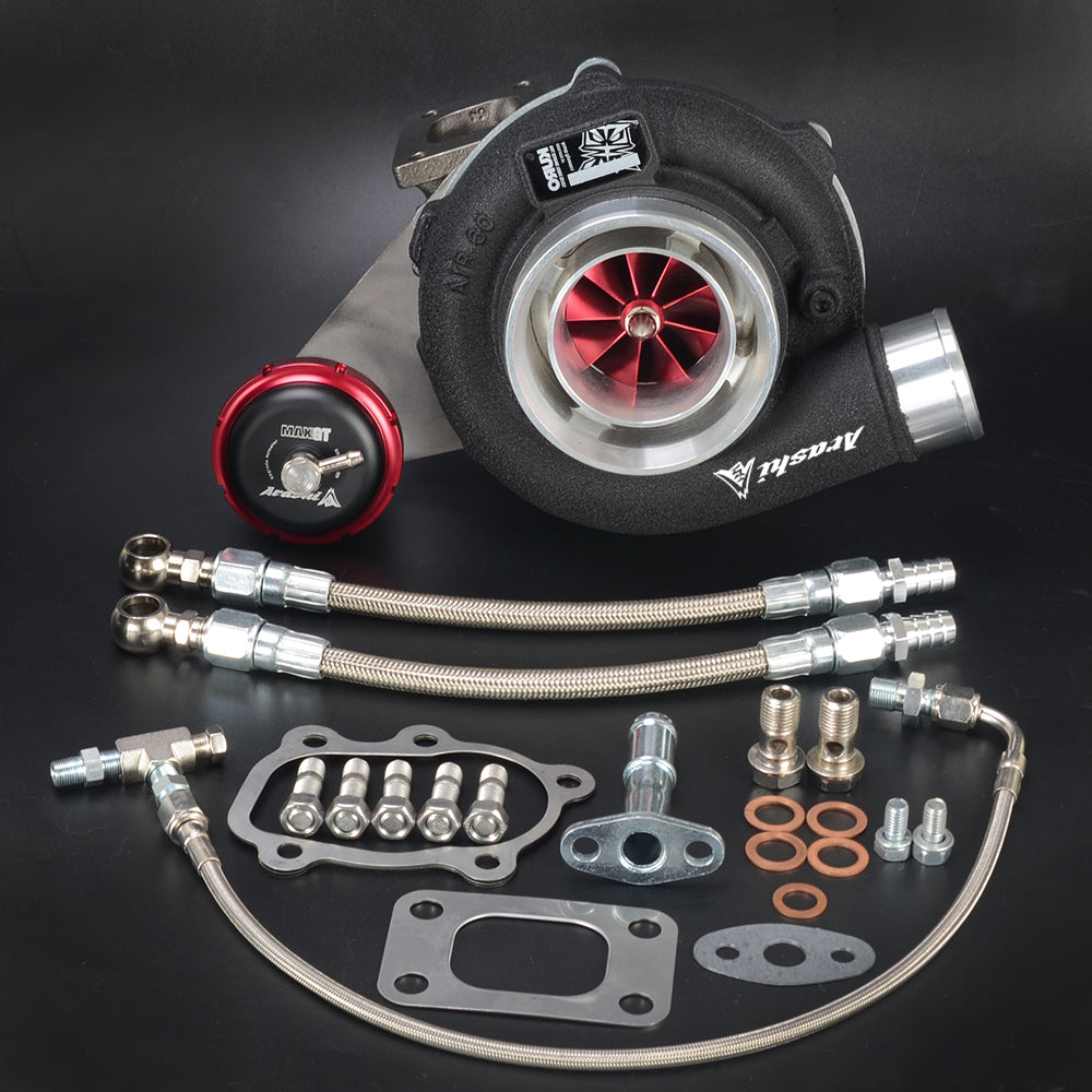 Arashi Dynamics KURO TURBO GTX3076R Gen2 T25 5-Bolt 0.86 A/R