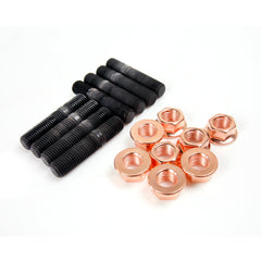 M10x1.25 Stud 47.5mm & Nut For Subaru VF22 VF30 VF34 / TD04L TD05H TD06 Turbo / 8 Sets