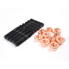 M10x1.25 Stud 47.5mm & Nut For Mitsubishi DSM EVO 9 EVO X TD05H TD06 Turbo / 10 Sets