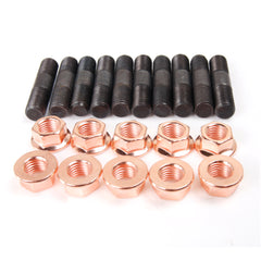 M10x1.25 Stud 43mm & Nut For Toyota 1HD 1HZ 1JZ 2JZ CT20 CT26 Turbo / 10 Sets