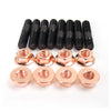 M8x1.25 Stud 38mm & Nut For Garrett T28 T25 GT25 GT28 GT30 GT35 Silvia SR20DET CA18DET Turbo / 8 Sets