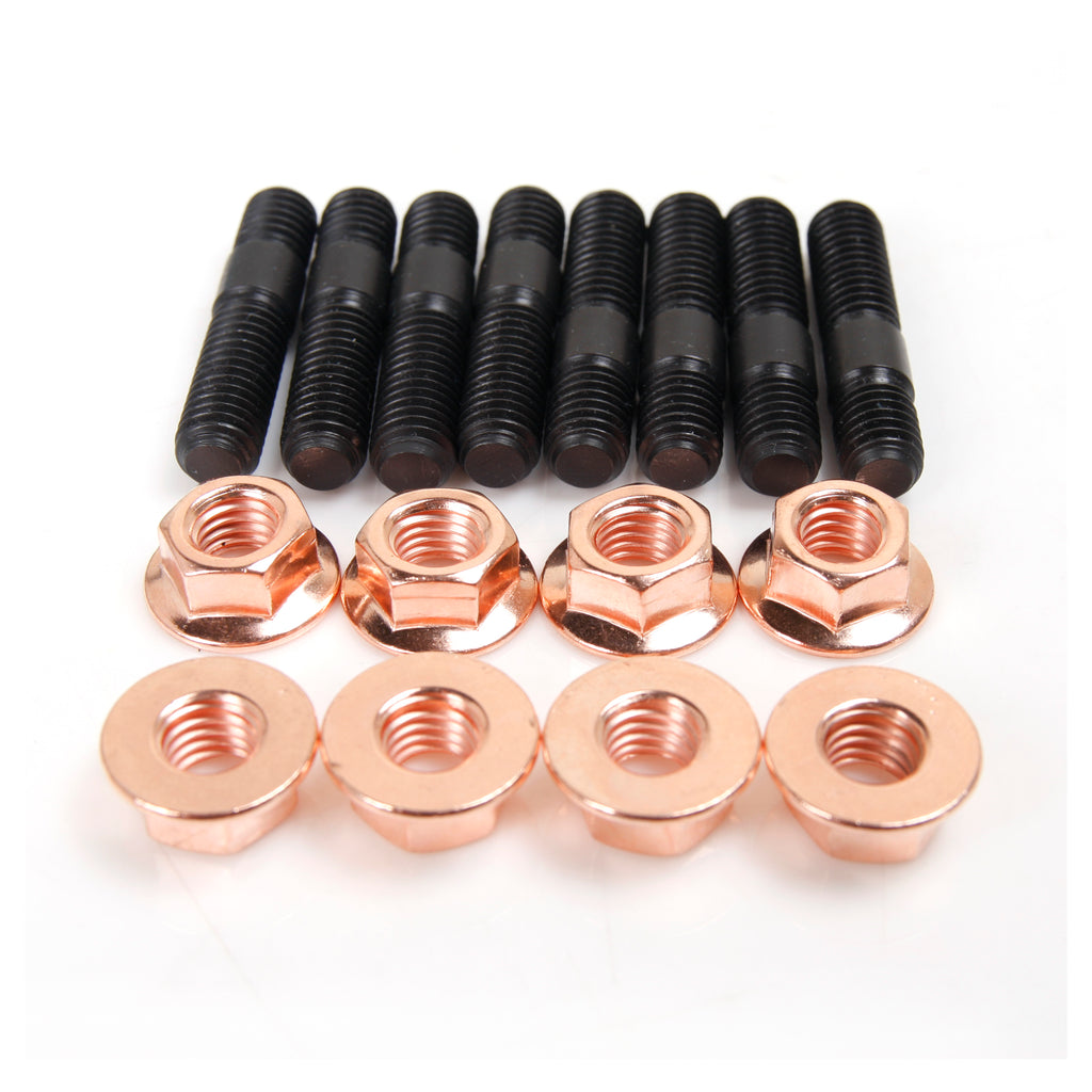 M8x1.25 Stud 38mm & Nut For Garrett T28 T25 GT25 GT28 GT30 GT35 Silvia SR20DET CA18DET Turbo / 8 Sets