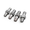 M10x1.25 Stud 35mm & Nut For Subaru TD04L TD05 Turbo EVO 1 ~ EVO 9 EVO X / 4 Sets