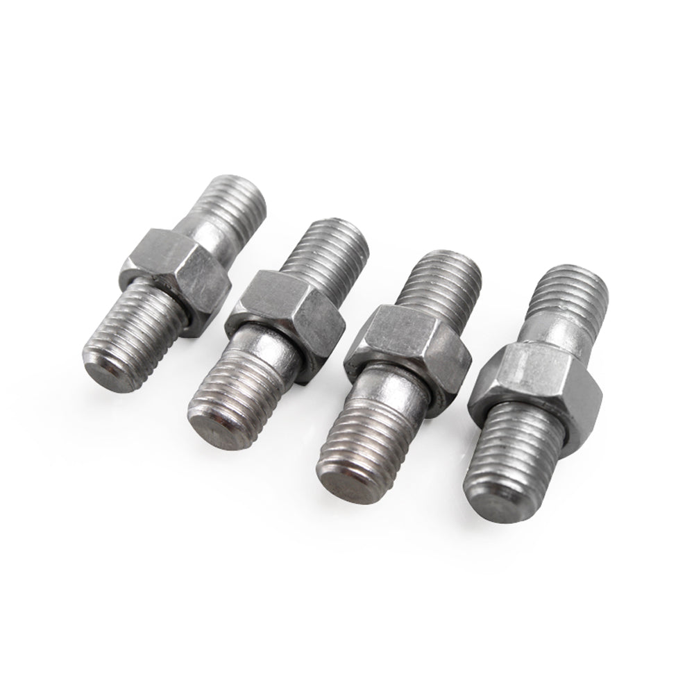 M10x1.25 Stud 35mm & Nut For Subaru TD04L TD05 Turbo EVO 1 ~ EVO 9 EVO X / 4 Sets