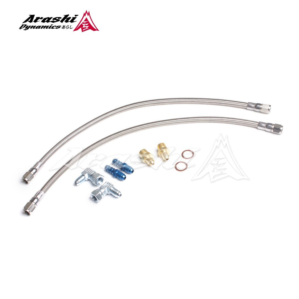 MITSUBISHI TD05 TD06 TURBO DIY Water Line Pipe Kit M14x1.5mm -6AN