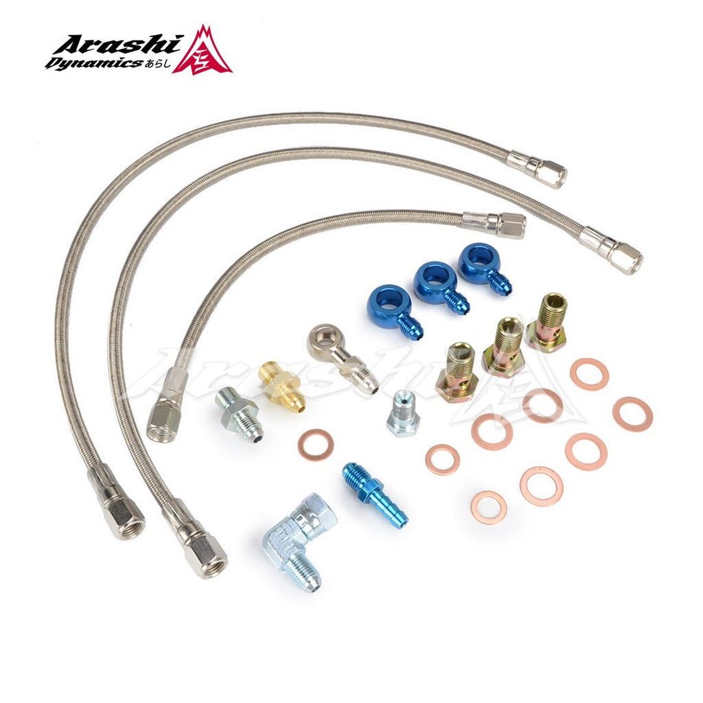 Nissan Silvia S13 SR20DET CA18DET Turbo Oil Water Line Kit