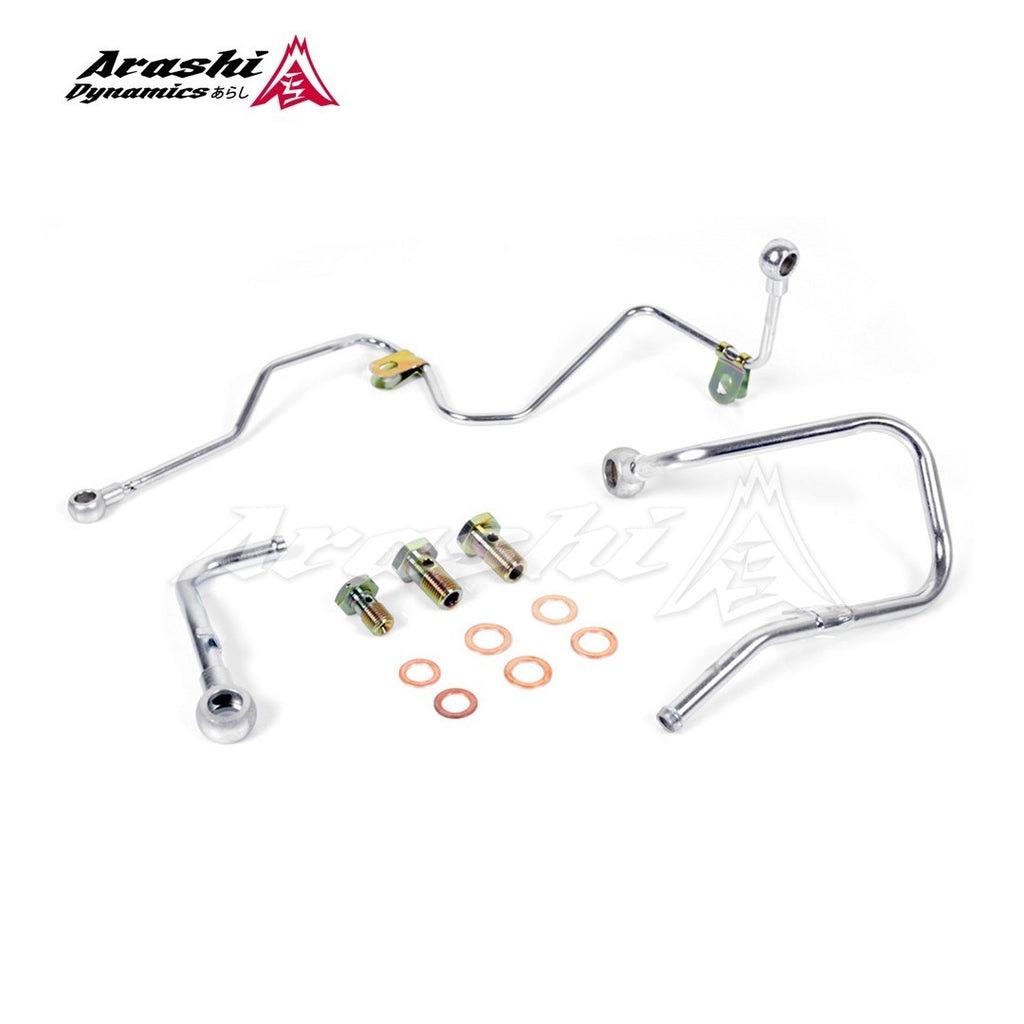 Mitsubishi Lancer 4B11T EVO X TD05H TD05HA Turbo Oil Water Pipe Line Kit