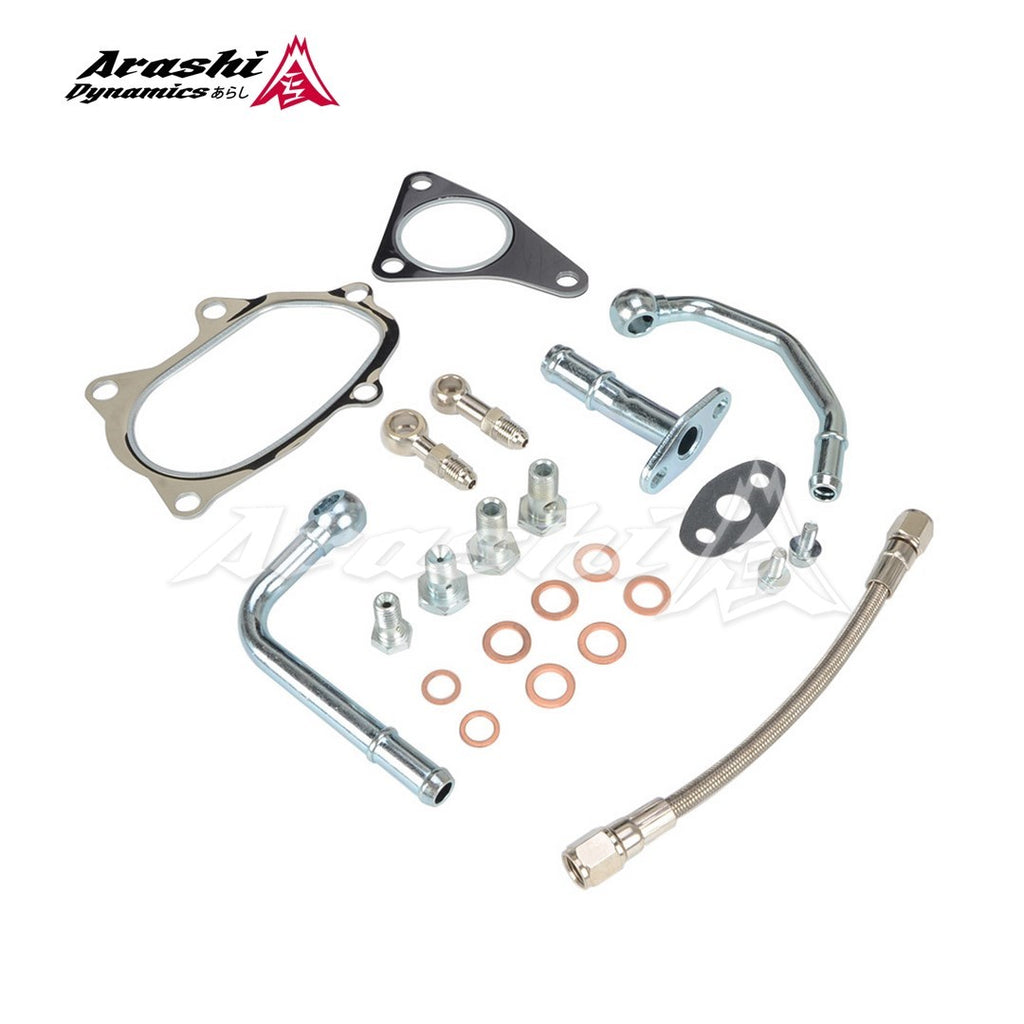 SUBARU EJ20 EJ25 RHF55 RHF5HB VF22 VF28 VF29 VF34 Turbo Oil Water Line Kit