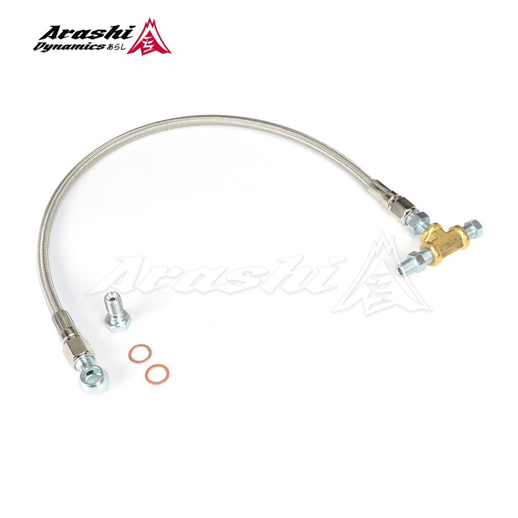 Garrett T2 T25 T28 GT25R GT28R Ball Bearing Turbo Oil Feed Line Kit