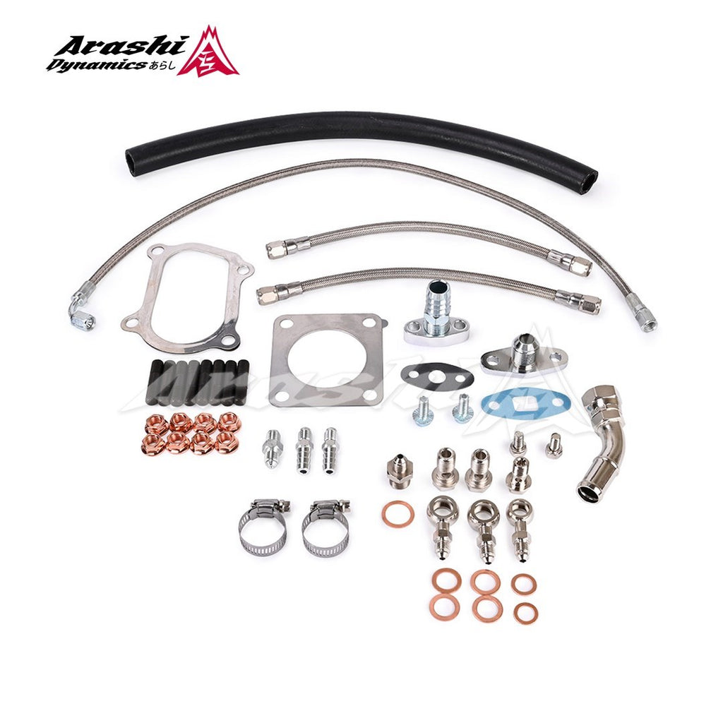 TOYOTA Land Cruiser 1HD 3S-GTE Garrett GT28R GT30R Ball Bearing Turbo Install Kit