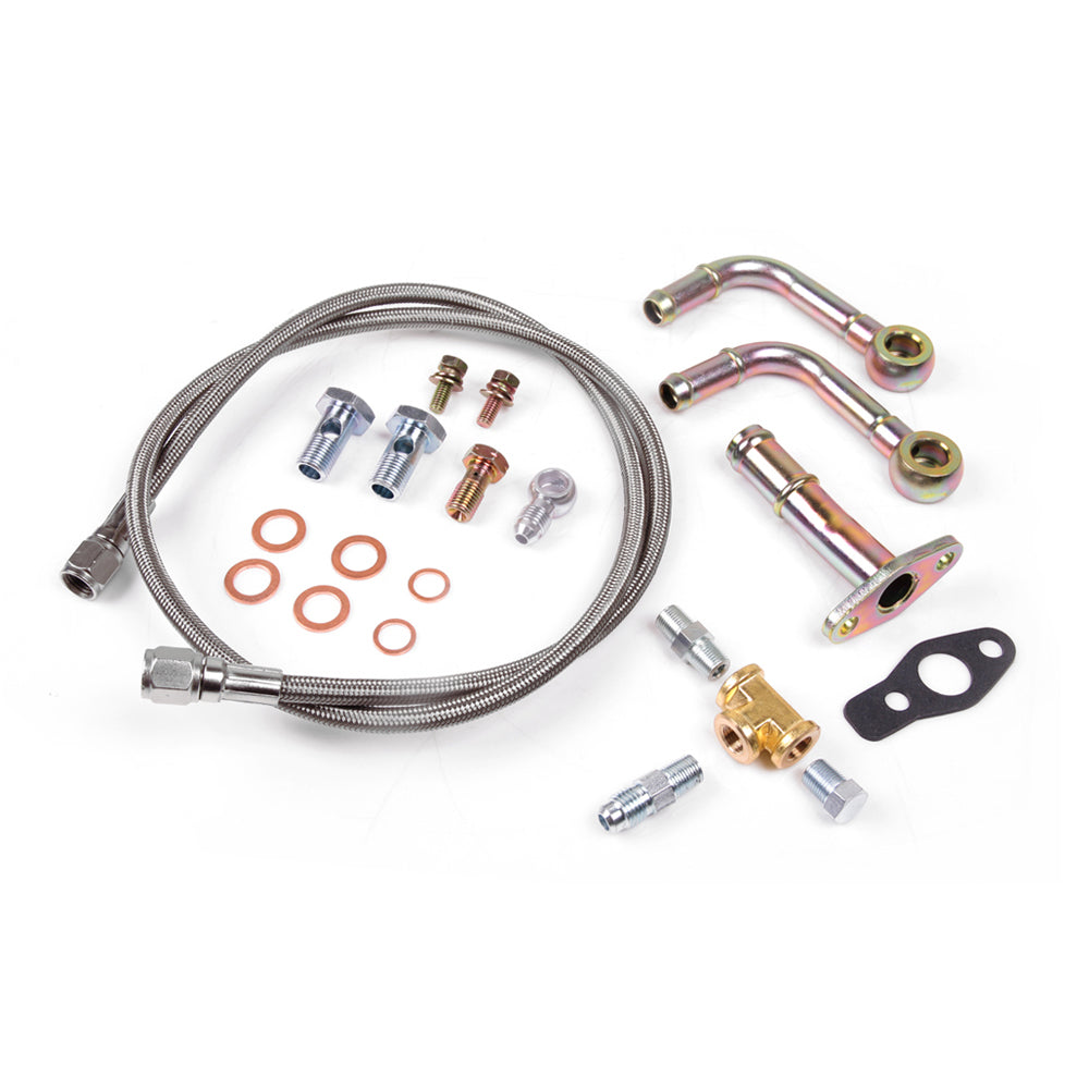 Universal Oil Water Line Kit For Mitsubishi TF035HM TD04 Turbo