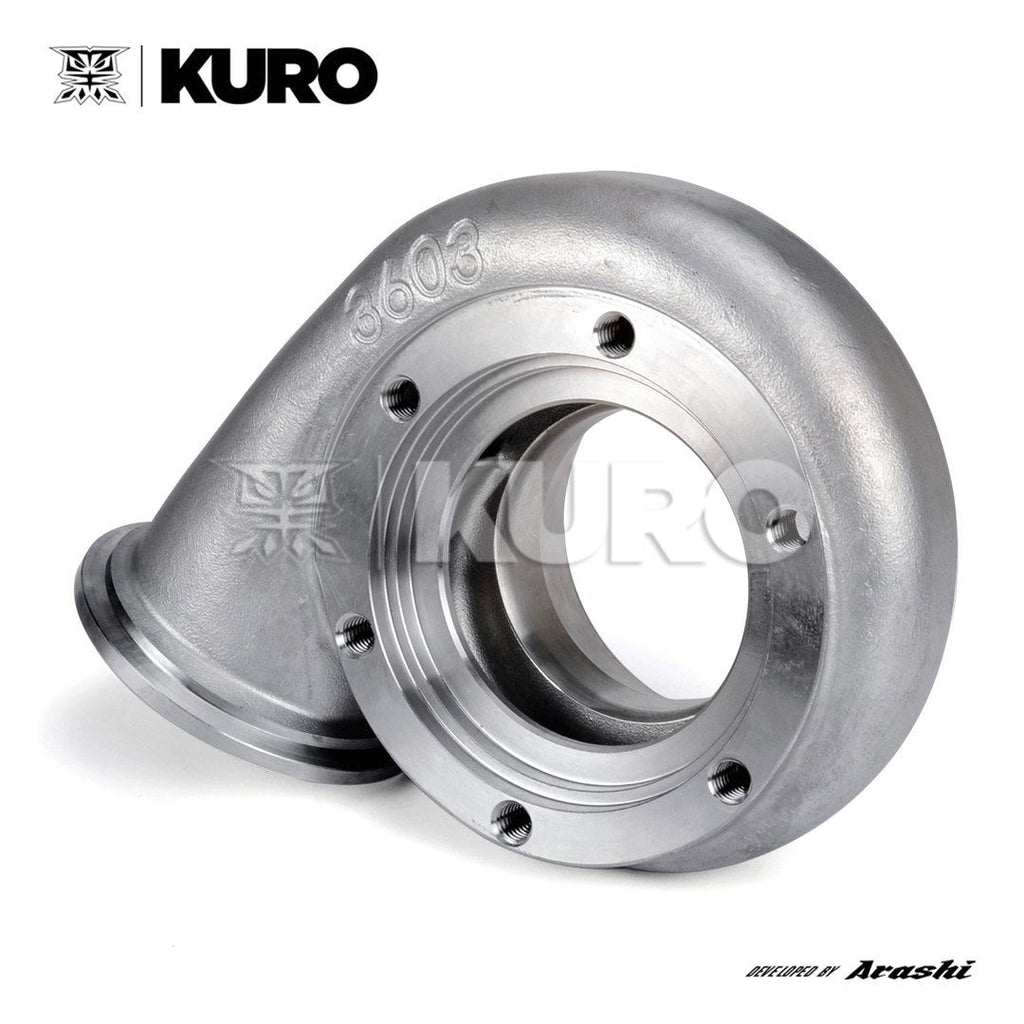 KURO GT3071R GT3076R GT30 GTX30 V-band 0.82 A/R Turbo Turbine Housing Stainless