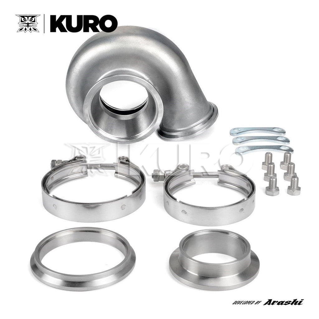 KURO GT3071R GT3076R GT30 GTX30 V-band 0.82 A/R Turbo Turbine Housing Stainless