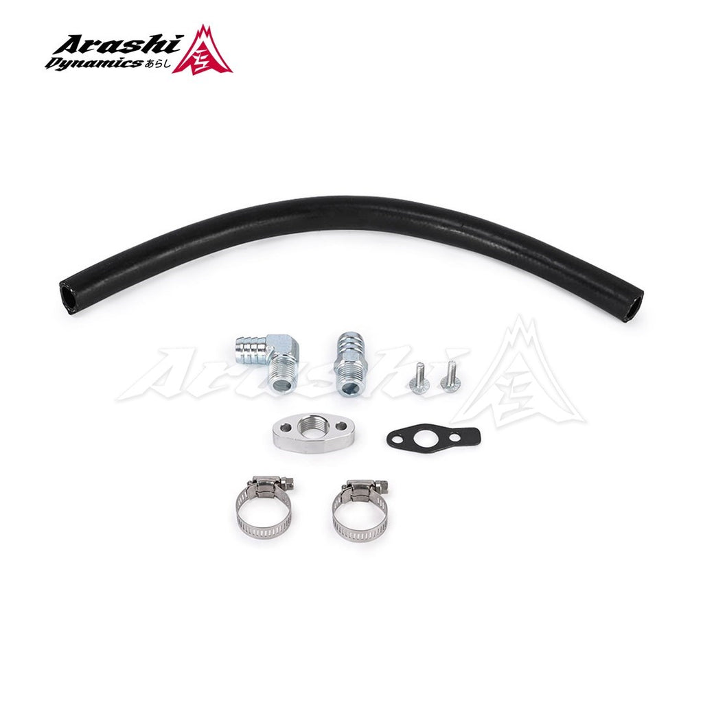 NISSAN TD42 GU GQ engine with MHI TD05H 16G 18G 20G Turbo Oil Return Line Kit