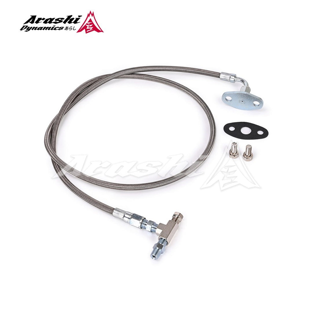 NISSAN 240SX S14 KA24DE w/ Garrett T3 T4 Turbo Oil Feed Line Kit