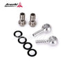 Fuel Air Water Banjo Barb Fitting Kit M10x1.0mm Banjo to 1/4