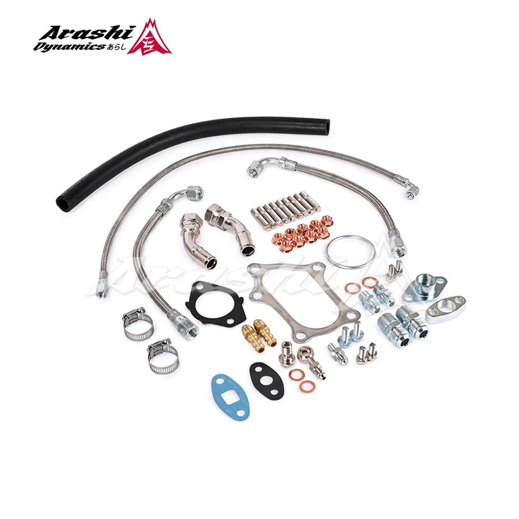 TOYOTA 1JZ-GTE VVTi GT28R GT29R GT30R Ball Bearing Turbo Install Kit