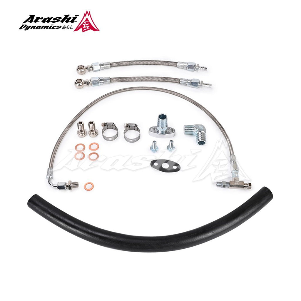 EFR 6255 6258 6758 7067 7670 8374 9180 Ball Bearing Turbo Oil Water Line Kit