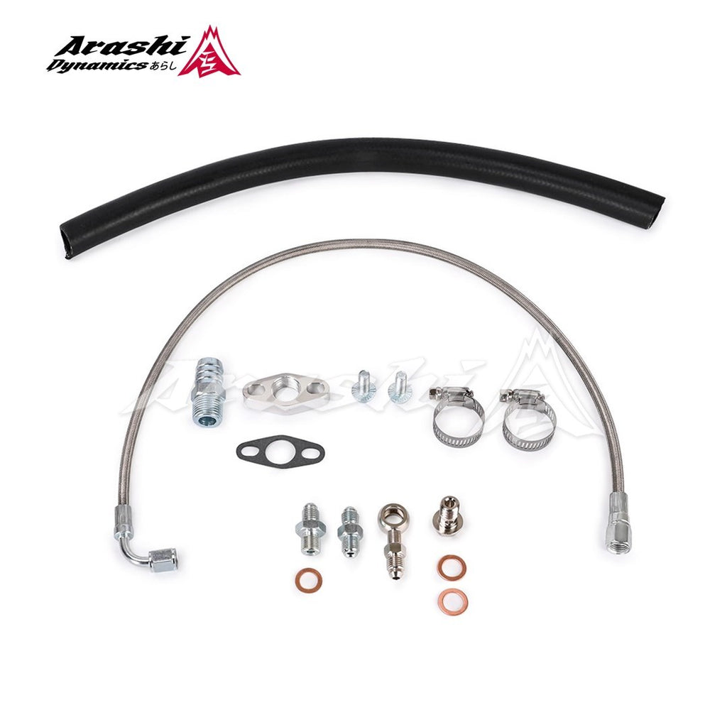 NISSAN SR20DET S13 S14 S15 Garrett T25 T28 Turbo Oil and Return Line Kit