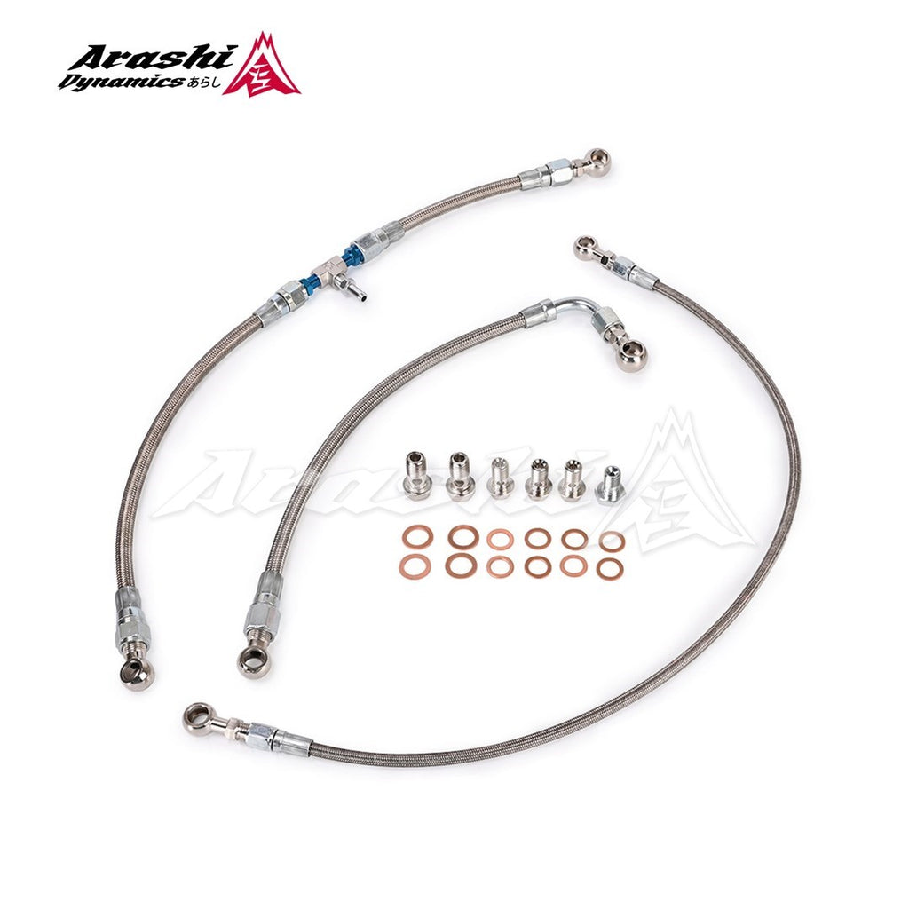 SAAB 9000 B202 B204 B234L w/ MHI Aero TD04HL Turbo Oil Water Line Kit