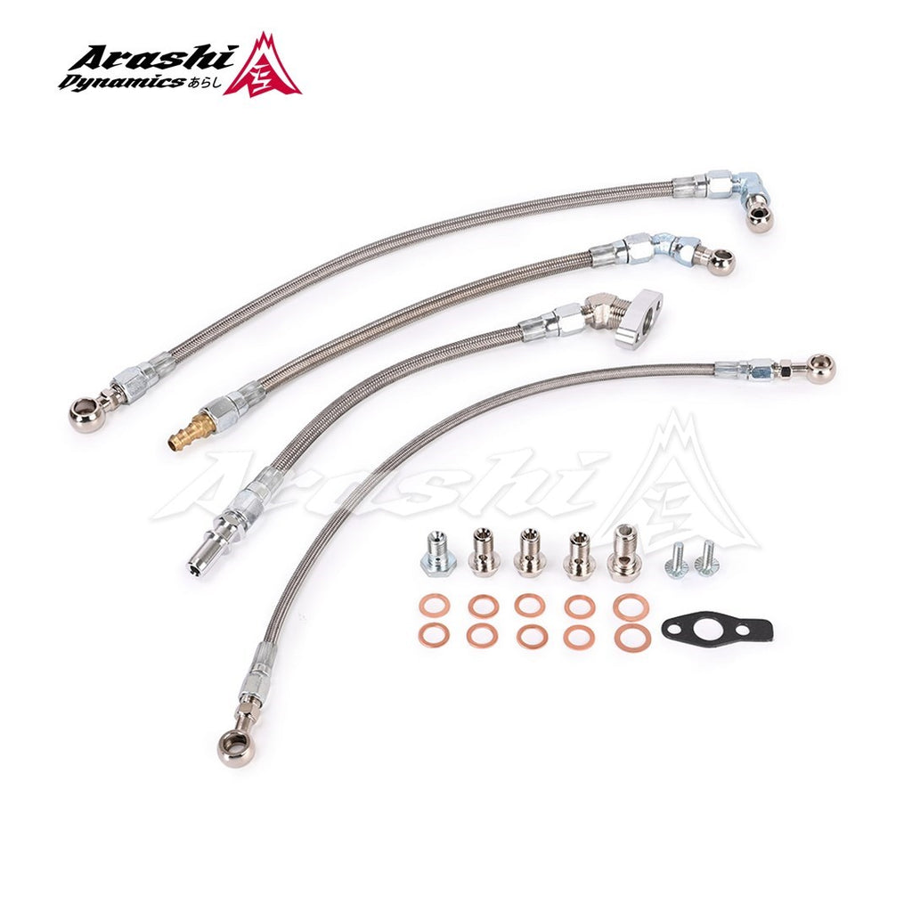 SAAB 9-3 AERO B207R Z20NET TD04L 12T 14T Turbo Oil Water Line Kit