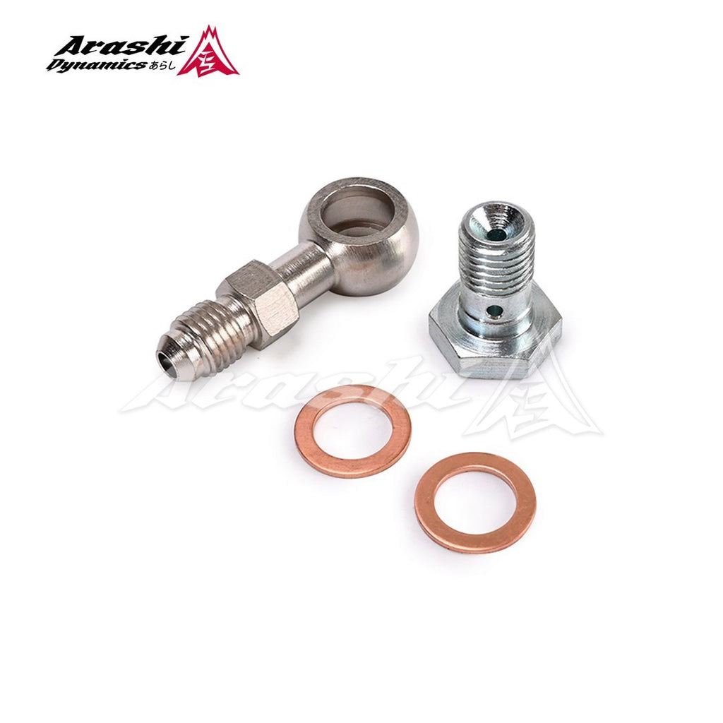 Banjo Bolt Kit 4AN to M12x1.5mm For SAAB VOLVO TD04L TD04HL Turbo
