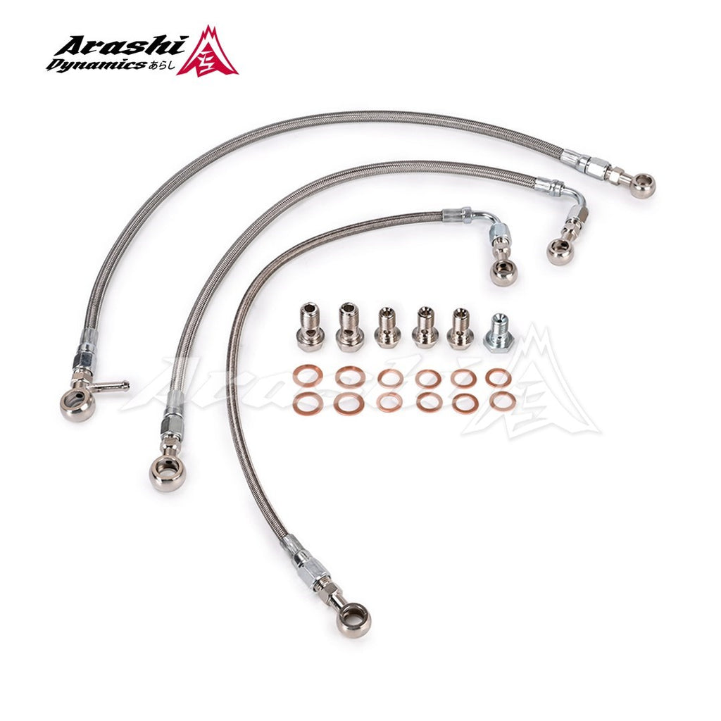 SAAB 9-3 9-5 B205 B235E 2.0LPT 2.3LPT Garrett GT1752 Turbo Oil Water Line Kit