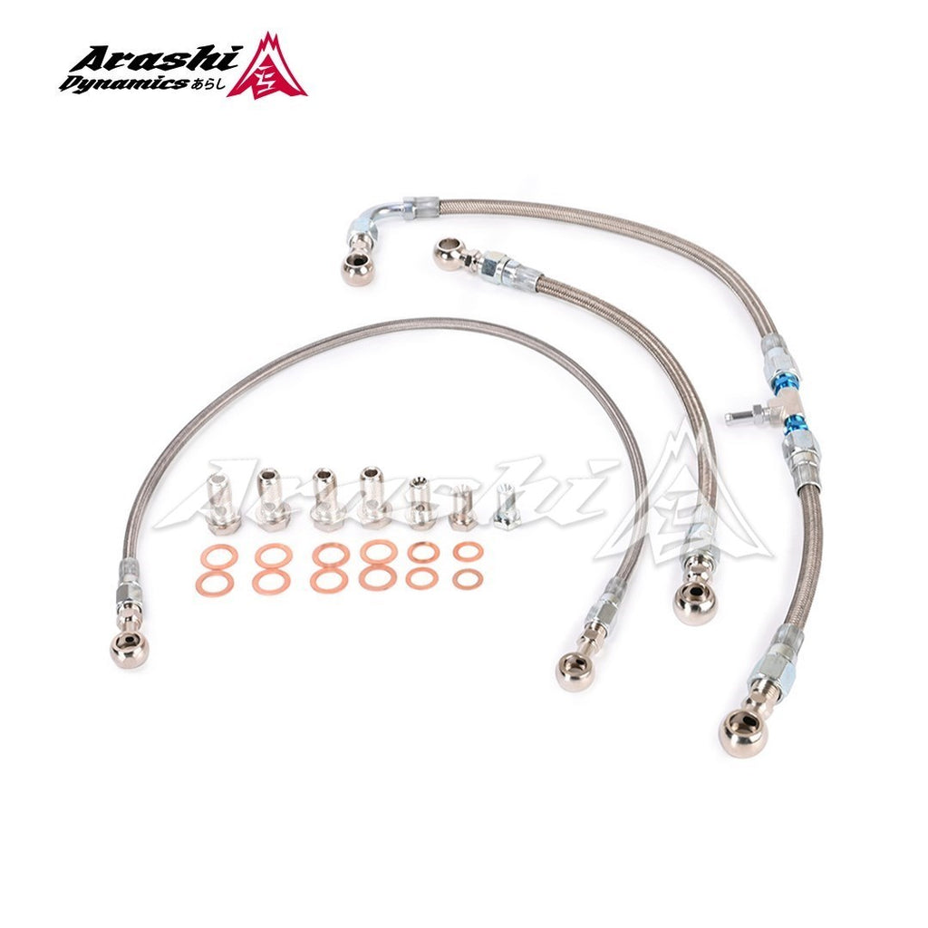 SAAB 9000 B202 B204 B234L with Garrett GT28R GT30R TB25 Turbo Oil Water Line Kit