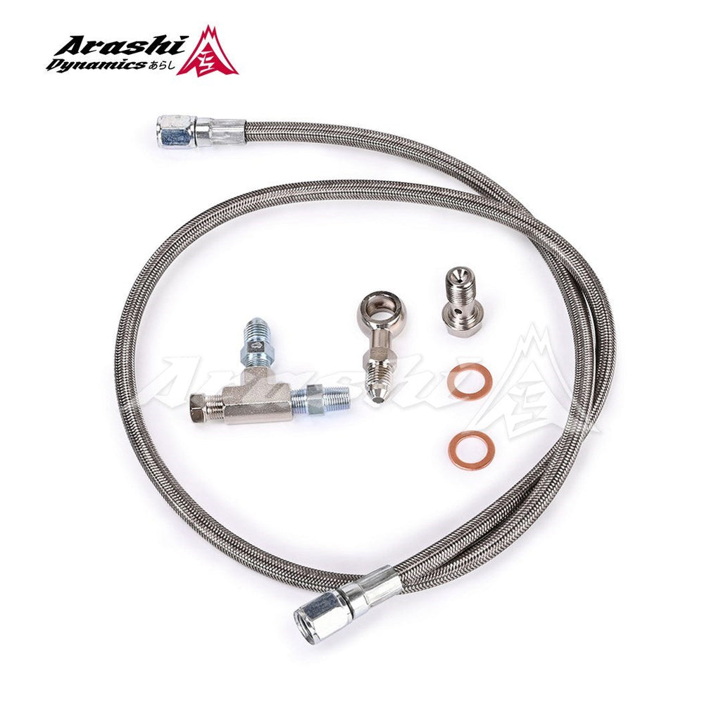 Turbo Oil Feed Line M12x1.25 EVO 1-9 EVO X 4G63T 4G93T 4B11T