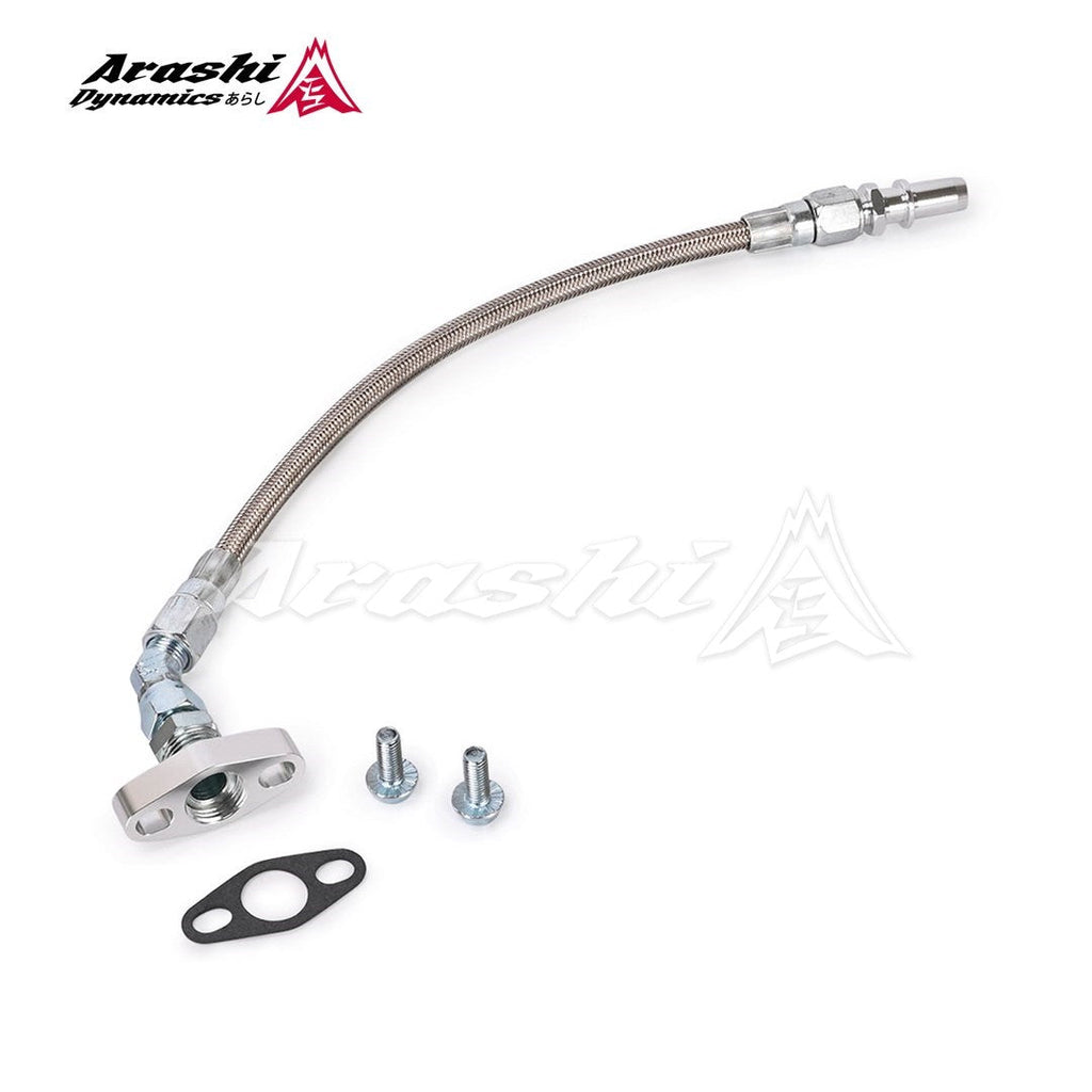 SAAB 9000 B202F B234L Garrett TB25 / MHI TD04HL Turbo Oil Drain Return Pipe Kit