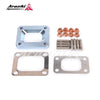 Garrett T3 to T4 Single Entry / Scroll Turbo Exhaust Manifold Flange Adapter Gasket Stud Kit