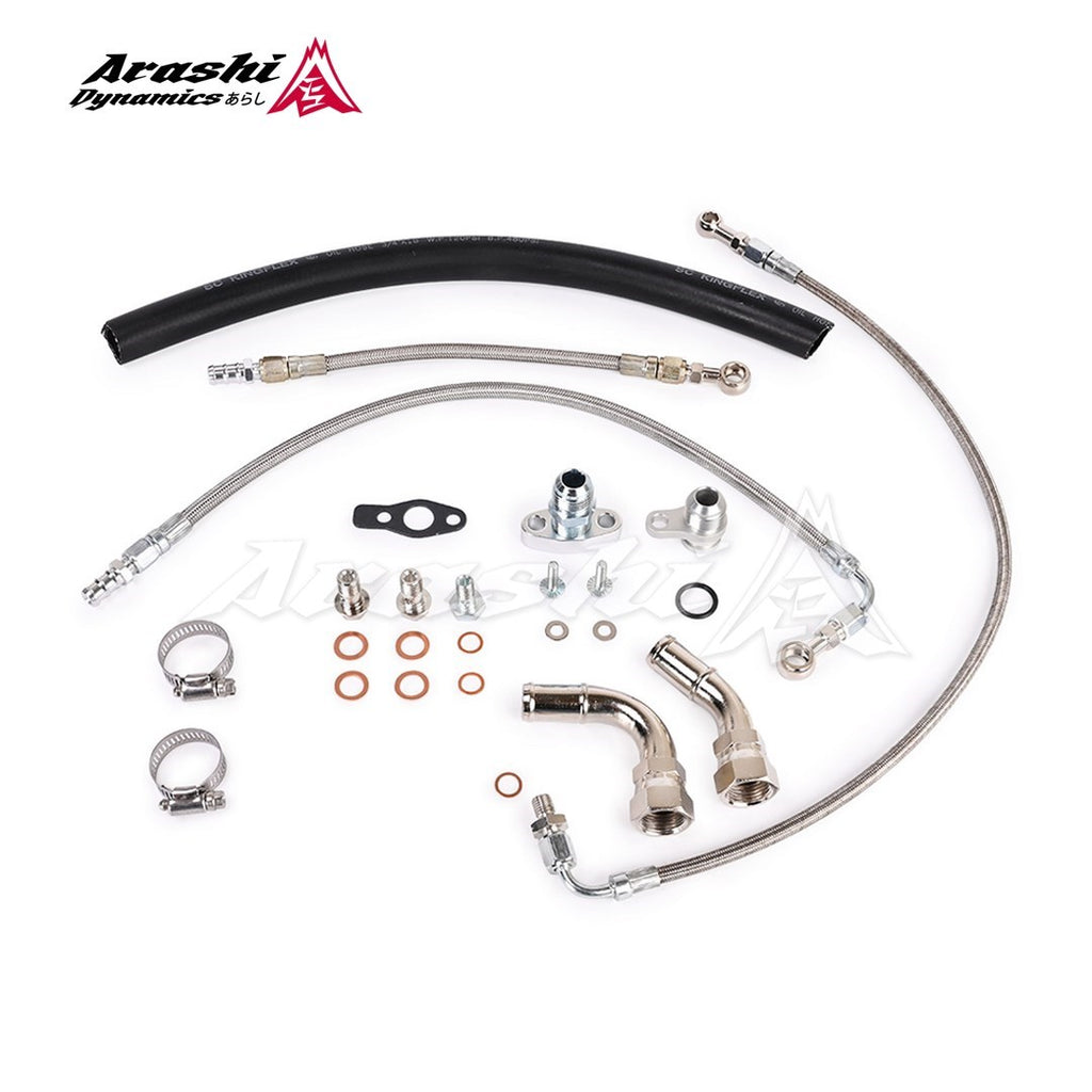 Mitsubishi 4B11T Lancer Ralliart TD04HL-15T 49189-04401 Turbo Oil Water Line Kit