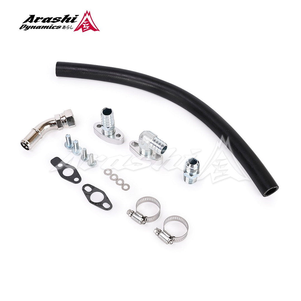 BorgWarner KKK K03 K04 AUDI VW Volkswagen Turbo Oil Return Drain Hose Line Kit