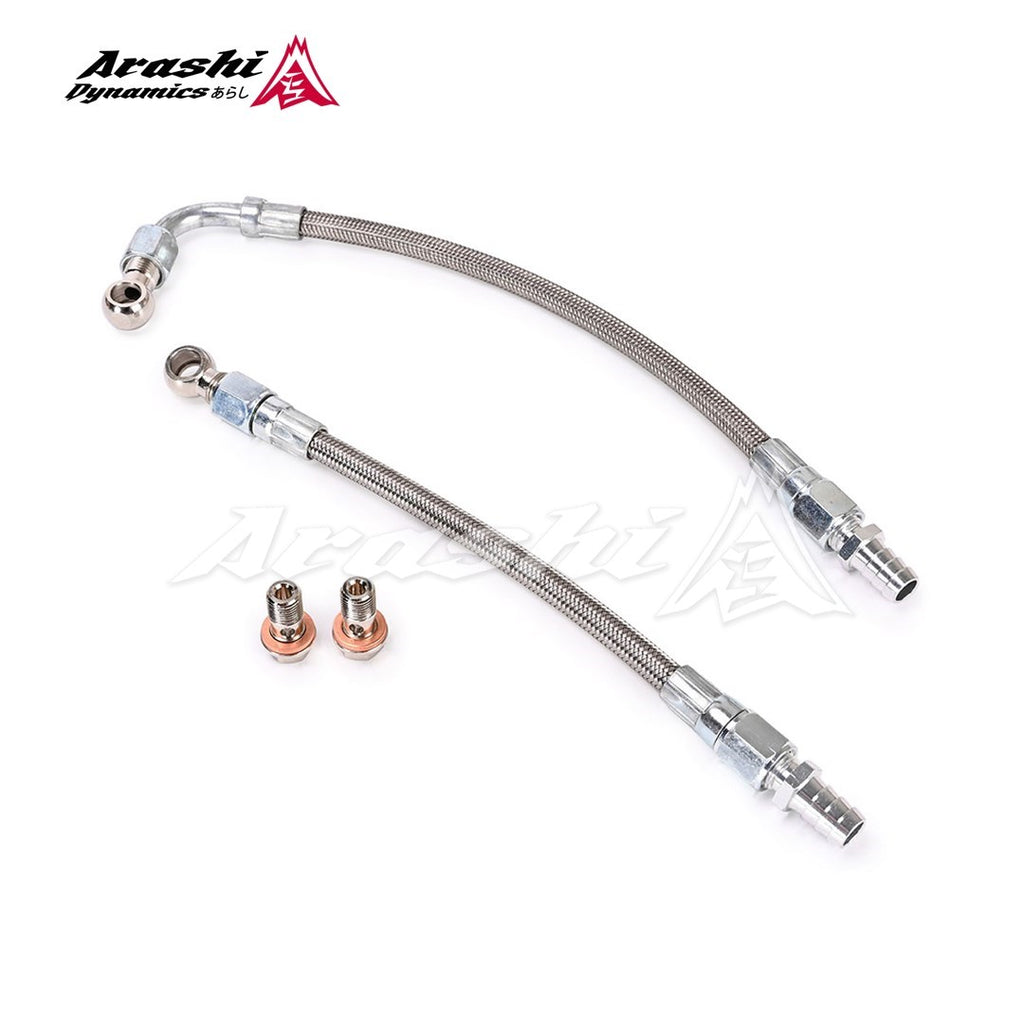 Mitsubishi 4B11T Lancer Ralliart TD04HL-15T Turbo Water Coolant Line Kit