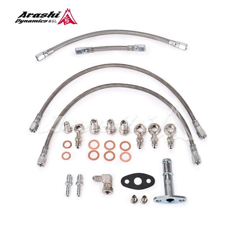 VOLVO 850 S60 S70 N2P23HT w/ Garrett GT28R GT29R GT30R Turbo Oil Water Line Kit