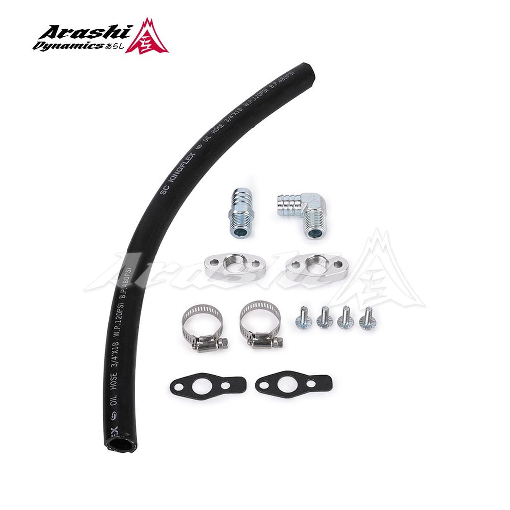 Mitsubishi 4G15T Colt CZT Ralliart R TF035HM Turbo Oil Return Line Kit