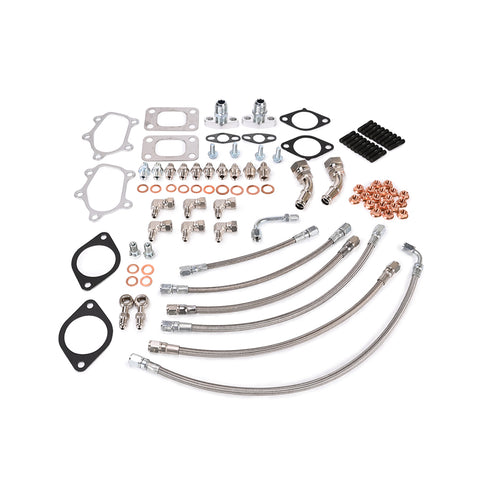 NISSAN RB26DETT Skyline GTR w/ TB25 Journal Bearing Turbo Install Kit