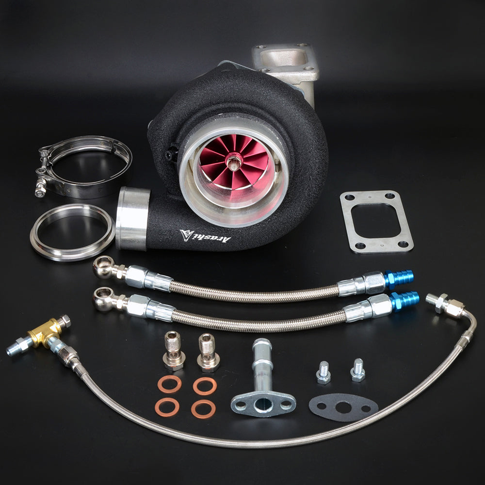 Arashi Dynamics KURO TURBO GTX3584RS Gen2 Hose Type T3 1.06 A/R