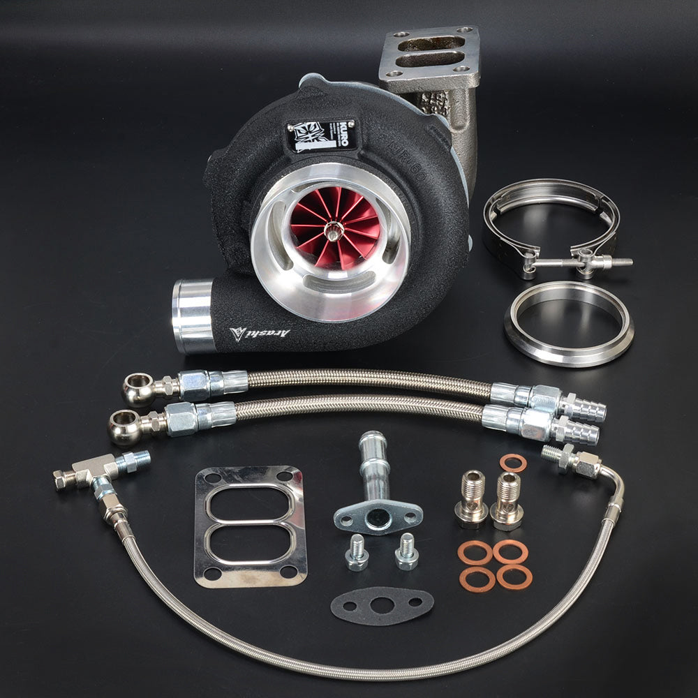 Arashi Dynamics KURO TURBO GTX3576R T3 0.83 A/R Twin-Scroll Ball