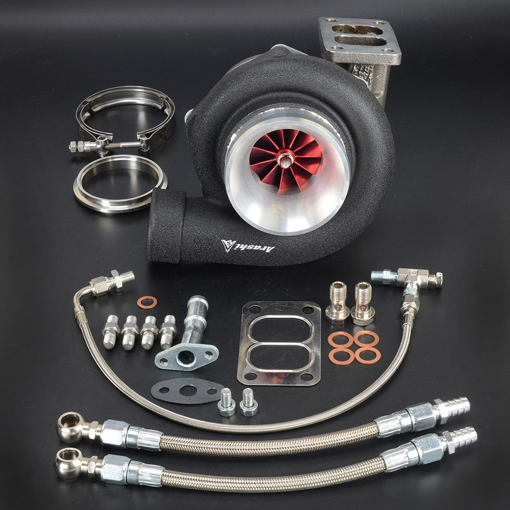 Arashi Dynamics KURO TURBO GT3076R T3 0.61 AR Twin-Scroll BALL BEARING