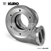 KURO GT3576R GT3582R GT35 GTX35 V-band 1.01 A/R Twin-Scroll Turbo Turbine Housing