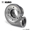 KURO GTX3584RS GT3584 V-band 0.83 A/R Twin-Scroll Turbo Turbine Housing