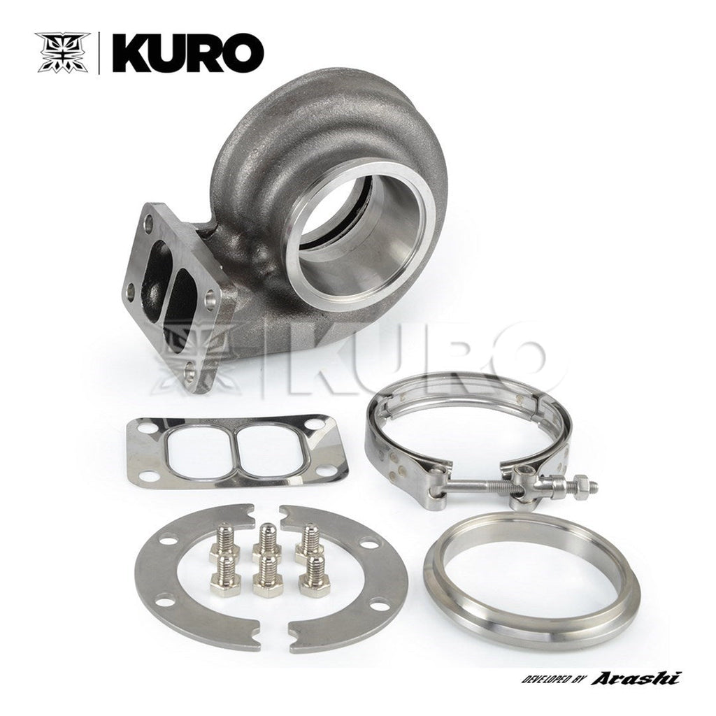 KURO GT3071R GT3076R GT30 GTX30 T3 0.83 A/R Twin-Scroll Turbo Turbine Housing