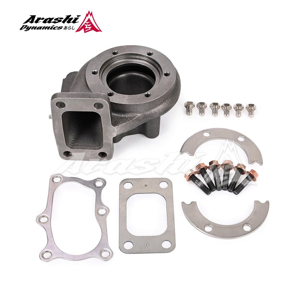 Arashi Turbo Turbine Housing RB20DET RB25DET GT2835 8cm w/ Gasket Kit