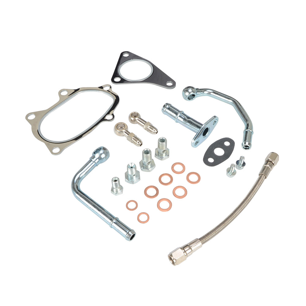 SUBARU EJ20 EJ25 RHF55 RHF5HB VF22 VF28 VF29 VF34 Turbo Oil Water Line Kit