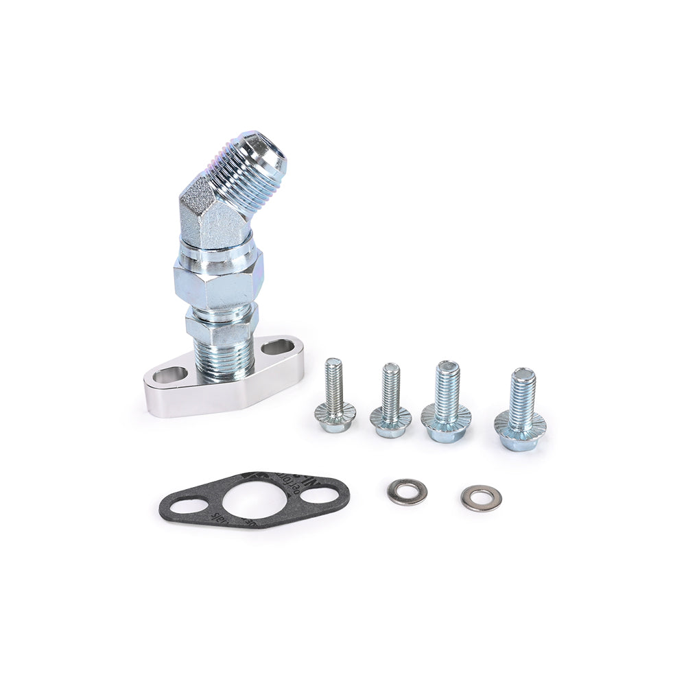 10AN Turbo Oil Return Drain Flange Adapter Kit – For Garrett GT28 GT30 GT35