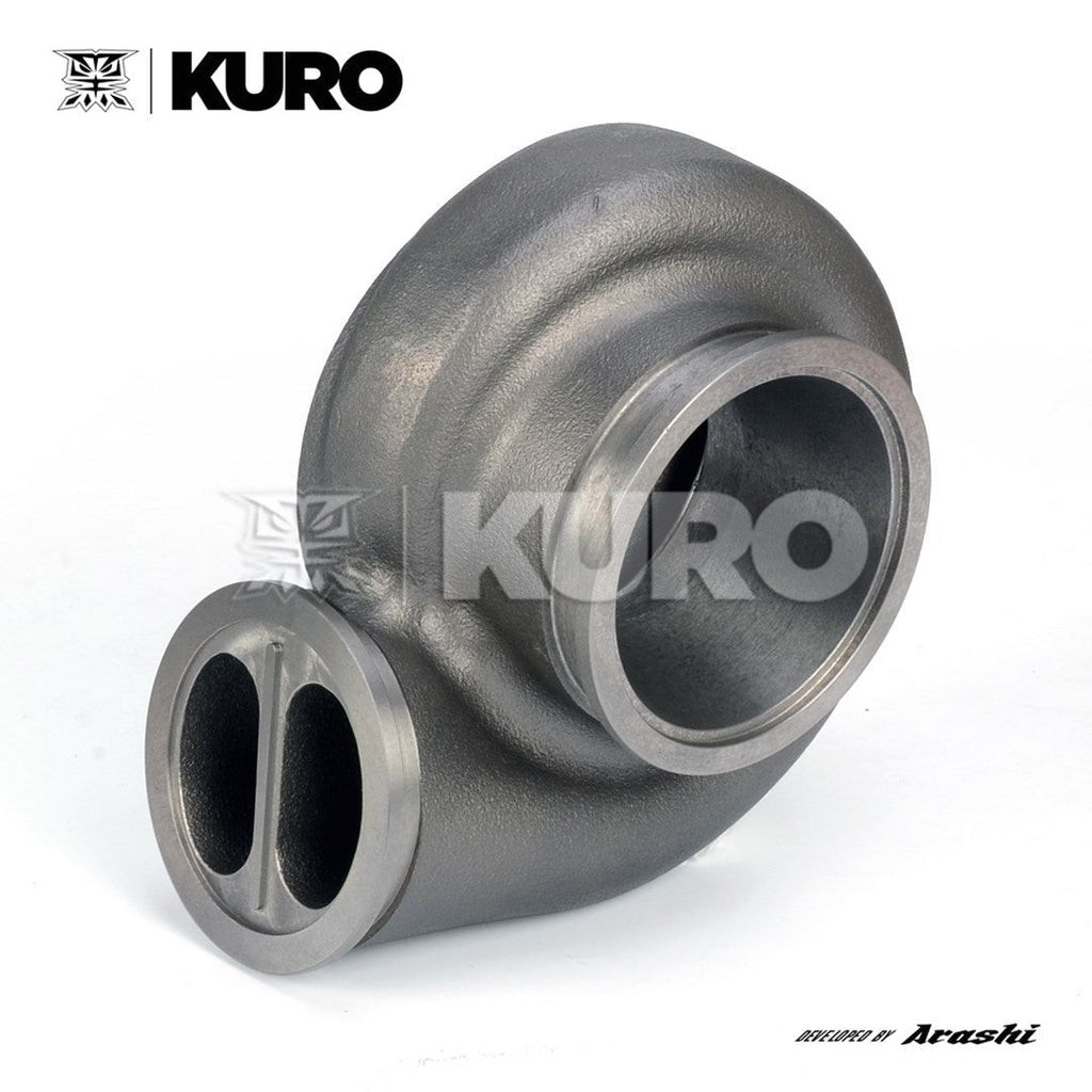KURO GT2835 GT29R V-band 0.83 A/R Twin-Scroll Turbo Turbine Housing Trim 84